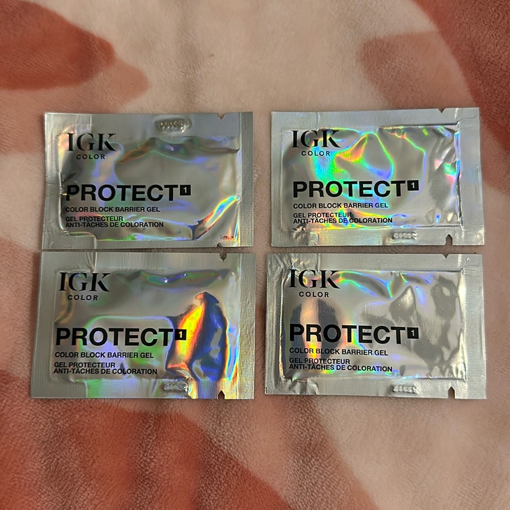 IGK Protect Color Block Barrier Gel Packets